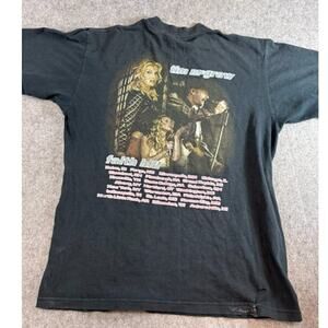 Vintage Y2K Tim McGraw Faith Hill Soul2Soul Tour Shirt Mens L Black Rap Tee Band